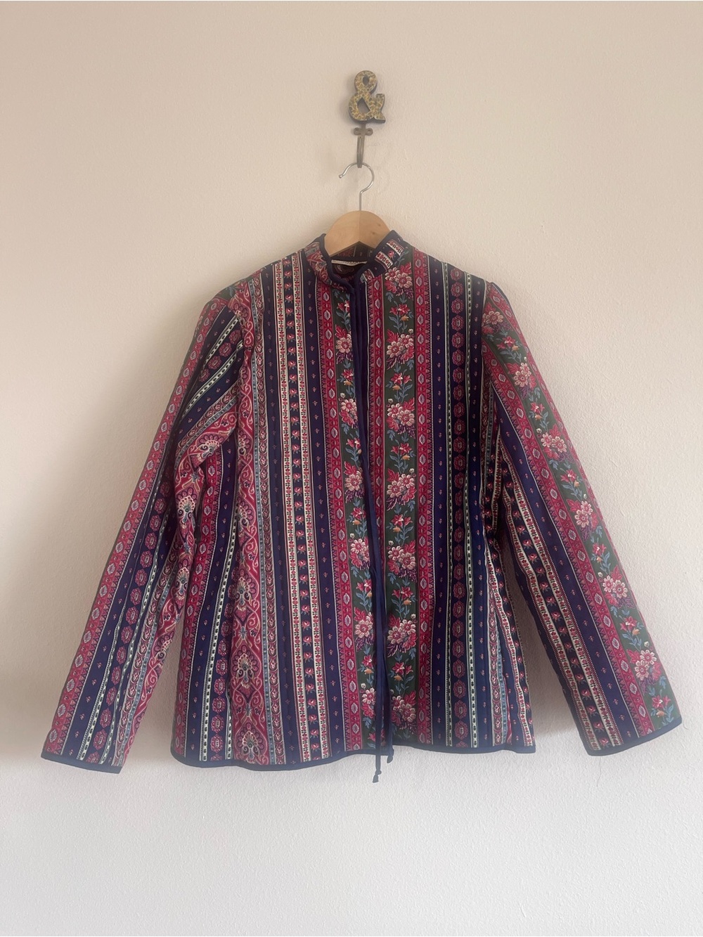 80’s Floral Quilted Jacket